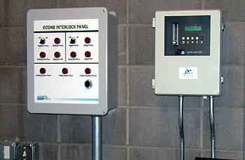 Ozone Interlock Panel and Ozone Monitoring System.